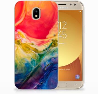 B2Ctelecom Samsung Galaxy J5 2017 Uniek TPU Hoesje Watercolor Dark