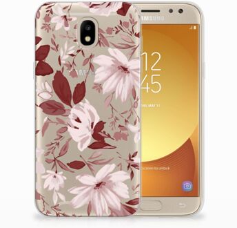 B2Ctelecom Samsung Galaxy J5 2017 Uniek TPU Hoesje Watercolor Flowers