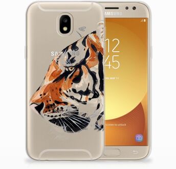 B2Ctelecom Samsung Galaxy J5 2017 Uniek TPU Hoesje Watercolor Tiger