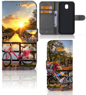 B2Ctelecom Samsung Galaxy J5 2017 Uniek Wallet Book Case Hoesje Amsterdamse Grachten