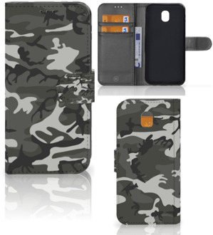 B2Ctelecom Samsung Galaxy J5 2017 Uniek Wallet Book Case Hoesje Army Light