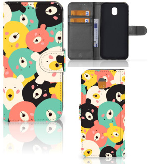 B2Ctelecom Samsung Galaxy J5 2017 Uniek Wallet Book Case Hoesje Bears