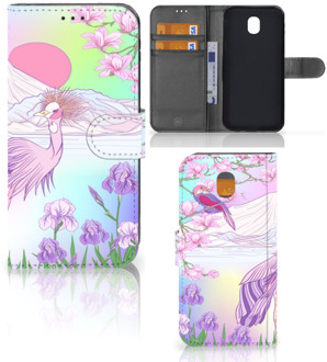 B2Ctelecom Samsung Galaxy J5 2017 Uniek Wallet Book Case Hoesje Bird