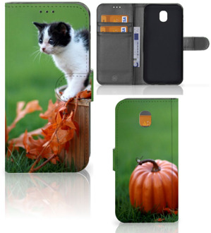 B2Ctelecom Samsung Galaxy J5 2017 Uniek Wallet Book Case Hoesje Kitten