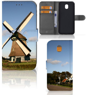 B2Ctelecom Samsung Galaxy J5 2017 Uniek Wallet Book Case Hoesje Molen