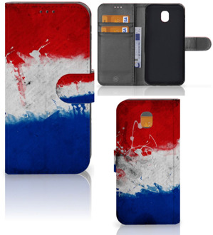 B2Ctelecom Samsung Galaxy J5 2017 Uniek Wallet Book Case Hoesje Nederlandse Vlag