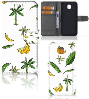 B2Ctelecom Samsung Galaxy J5 2017 Wallet Book Case Hoesje Design Banana Tree