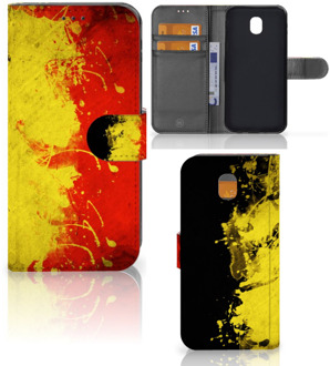 B2Ctelecom Samsung Galaxy J5 2017 Wallet Book Case Hoesje Design Belgische Vlag