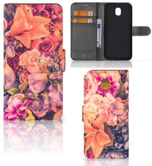 B2Ctelecom Samsung Galaxy J5 2017 Wallet Book Case Hoesje Design Bosje Bloemen