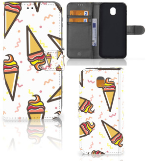 B2Ctelecom Samsung Galaxy J5 2017 Wallet Book Case Hoesje Design Icecream