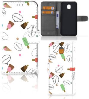 B2Ctelecom Samsung Galaxy J5 2017 Wallet Book Case Hoesje Design IJsjes