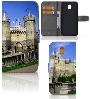 B2Ctelecom Samsung Galaxy J5 2017 Wallet Book Case Hoesje Design Kasteel