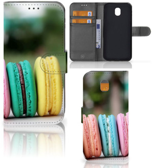 B2Ctelecom Samsung Galaxy J5 2017 Wallet Book Case Hoesje Design Macarons