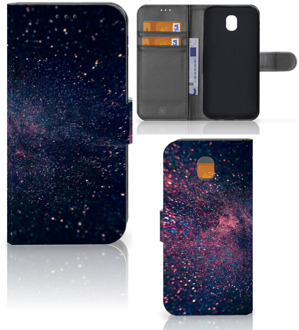 B2Ctelecom Samsung Galaxy J5 2017 Wallet Book Case Hoesje Design Stars