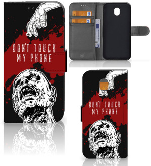 B2Ctelecom Samsung Galaxy J5 2017 Wallet Book Case Hoesje Design Zombie Blood