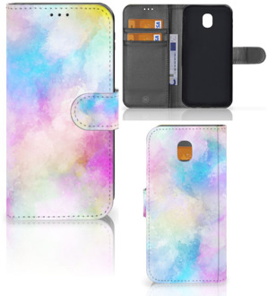 B2Ctelecom Samsung Galaxy J5 2017 Wallet Book Case Hoesje Watercolor Light