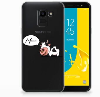 B2Ctelecom Samsung Galaxy J6 2018 TPU Hoesje Design Cow