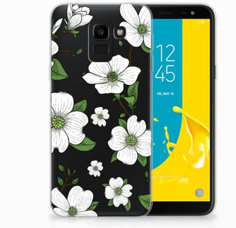 B2Ctelecom Samsung Galaxy J6 2018 TPU Hoesje Design Dogwood Flowers