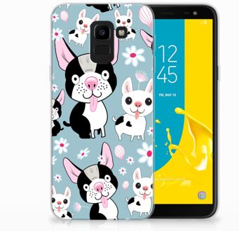 B2Ctelecom Samsung Galaxy J6 2018 TPU Hoesje Design Hondjes