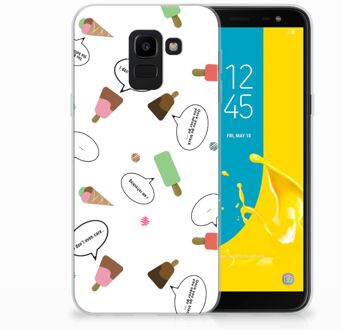 B2Ctelecom Samsung Galaxy J6 2018 TPU Hoesje Design IJsjes