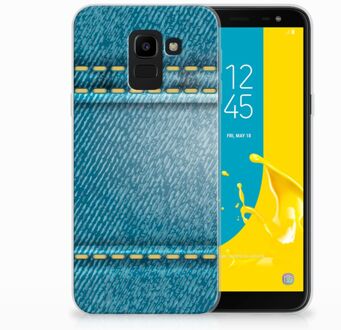 B2Ctelecom Samsung Galaxy J6 2018 TPU Hoesje Design Jeans