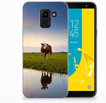 B2Ctelecom Samsung Galaxy J6 2018 TPU Hoesje Design Koe