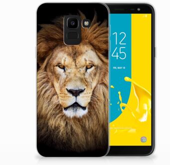 B2Ctelecom Samsung Galaxy J6 2018 TPU Hoesje Design Leeuw