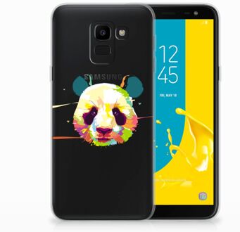 B2Ctelecom Samsung Galaxy J6 2018 TPU Hoesje Design Panda Color