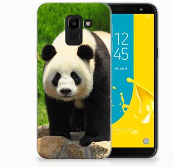 B2Ctelecom Samsung Galaxy J6 2018 TPU Hoesje Design Panda