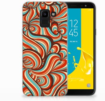 B2Ctelecom Samsung Galaxy J6 2018 TPU Hoesje Design Retro