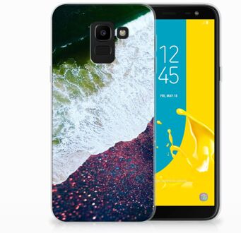 B2Ctelecom Samsung Galaxy J6 2018 TPU Hoesje Design Sea in Space