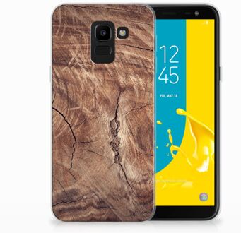 B2Ctelecom Samsung Galaxy J6 2018 TPU Hoesje Design Tree Trunk