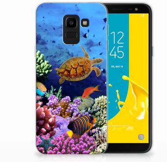 B2Ctelecom Samsung Galaxy J6 2018 TPU Hoesje Design Vissen