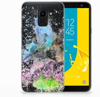 B2Ctelecom Samsung Galaxy J6 2018 TPU Hoesje Design Vogel