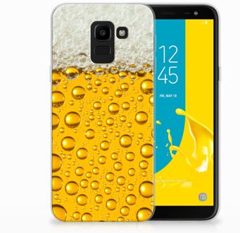 B2Ctelecom Samsung Galaxy J6 2018 Uniek Design TPU Hoesje Bier