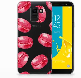 B2Ctelecom Samsung Galaxy J6 2018 Uniek Design TPU Hoesje Macarons