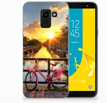 B2Ctelecom Samsung Galaxy J6 2018 Uniek TPU Hoesje Amsterdamse Grachten