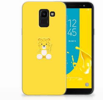 B2Ctelecom Samsung Galaxy J6 2018 Uniek TPU Hoesje Baby Lepperd