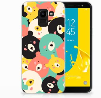 B2Ctelecom Samsung Galaxy J6 2018 Uniek TPU Hoesje Bears