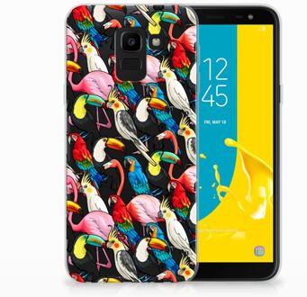 B2Ctelecom Samsung Galaxy J6 2018 Uniek TPU Hoesje Birds