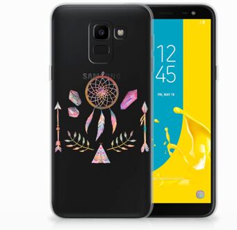 B2Ctelecom Samsung Galaxy J6 2018 Uniek TPU Hoesje Boho Dreamcatcher