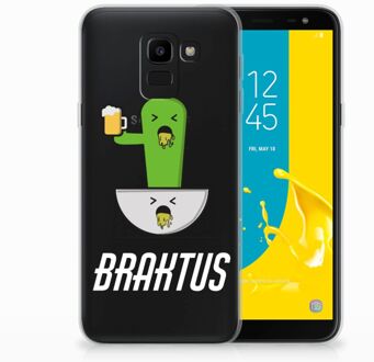 B2Ctelecom Samsung Galaxy J6 2018 Uniek TPU Hoesje Braktus