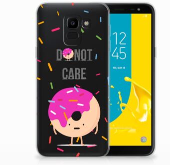 B2Ctelecom Samsung Galaxy J6 2018 Uniek TPU Hoesje Donut