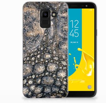 B2Ctelecom Samsung Galaxy J6 2018 Uniek TPU Hoesje Krokodillenprint