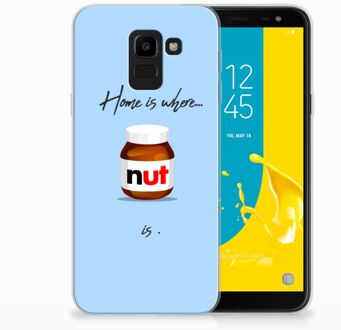 B2Ctelecom Samsung Galaxy J6 2018 Uniek TPU Hoesje Nut Home