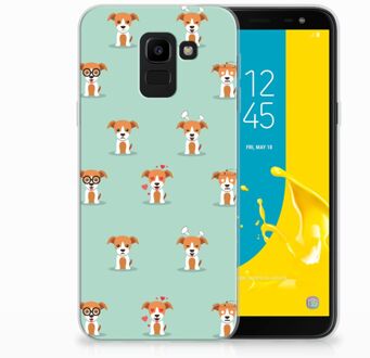 B2Ctelecom Samsung Galaxy J6 2018 Uniek TPU Hoesje Pups