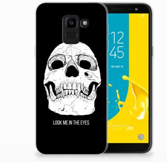 B2Ctelecom Samsung Galaxy J6 2018 Uniek TPU Hoesje Skull Eyes