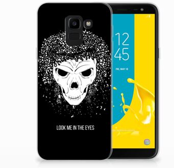 B2Ctelecom Samsung Galaxy J6 2018 Uniek TPU Hoesje Skull Hair