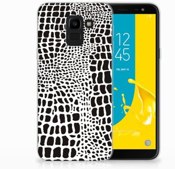 B2Ctelecom Samsung Galaxy J6 2018 Uniek TPU Hoesje Slangenprint