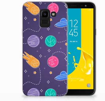 B2Ctelecom Samsung Galaxy J6 2018 Uniek TPU Hoesje Space